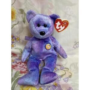 TY Beanie Baby Clubby‎ IV 2001 TY Official Club Bear Mint With Tag